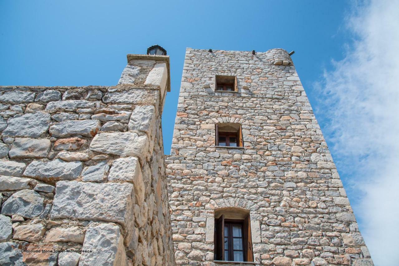 Charouda Stone Tower Apartman Pírgos Dhiroú Kültér fotó